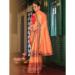 Picture of Bewitching Chiffon & Satin & Silk Coral Saree