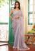 Picture of Chiffon & Satin & Silk Light Slate Grey Saree