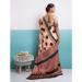 Picture of Exquisite Satin & Silk Burly Wood Saree