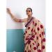 Picture of Excellent Satin & Silk Wheat Saree