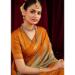 Picture of Alluring Silk Dark Golden Rod Saree