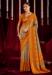 Picture of Alluring Silk Dark Golden Rod Saree