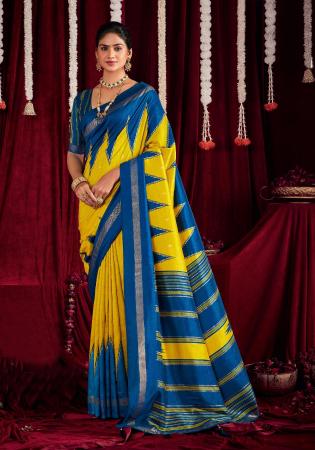 Picture of Classy Silk Teal Saree