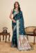 Picture of Comely Satin & Silk Midnight Blue Saree
