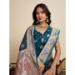 Picture of Comely Satin & Silk Midnight Blue Saree