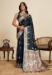 Picture of Magnificent Satin & Silk Dark Slate Grey Saree