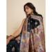 Picture of Magnificent Satin & Silk Dark Slate Grey Saree