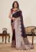 Picture of Nice Satin & Silk Dark Olive Green Saree
