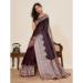 Picture of Nice Satin & Silk Dark Olive Green Saree