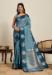 Picture of Exquisite Silk Cadet Blue Saree