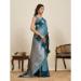 Picture of Exquisite Silk Cadet Blue Saree