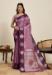 Picture of Pleasing Silk Rosy Brown Saree