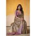 Picture of Delightful Silk Rosy Brown Saree
