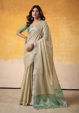 Picture of Statuesque Silk Dark Khaki Saree