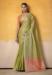 Picture of Comely Silk Dark Khaki Saree