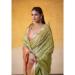 Picture of Comely Silk Dark Khaki Saree