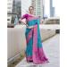 Picture of Graceful Silk Dark Cyan Saree
