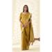 Picture of Charming Linen Sandy Brown Saree