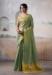 Picture of Radiant Chiffon Dark Olive Green Saree