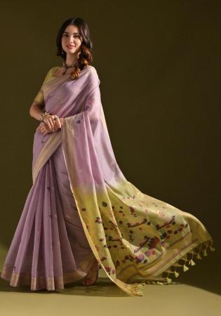 Picture of Stunning Cotton Dim Gray Saree