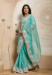Picture of Beautiful Chiffon Cadet Blue Saree