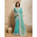 Picture of Beautiful Chiffon Cadet Blue Saree