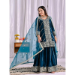 Picture of Radiant Chiffon Navy Blue & Readymade Salwar Kameez