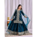 Picture of Radiant Chiffon Navy Blue & Readymade Salwar Kameez