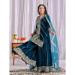 Picture of Radiant Chiffon Navy Blue & Readymade Salwar Kameez