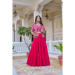Picture of Charming Chiffon Light Pink Readymade Lehenga Choli