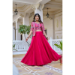 Picture of Charming Chiffon Light Pink Readymade Lehenga Choli