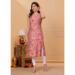Picture of Shapely Silk Pale Violet Red Kurtis & Tunic