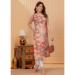 Picture of Enticing Silk Rosy Brown Kurtis & Tunic