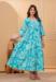 Picture of Cotton & Silk Light Steel Blue Readymade Gown