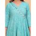 Picture of Cotton & Silk Light Steel Blue Readymade Gown