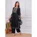 Picture of Bewitching Rayon Black Readymade Salwar Kameez