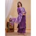 Picture of Resplendent Rayon Purple Readymade Salwar Kameez