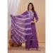 Picture of Resplendent Rayon Purple Readymade Salwar Kameez