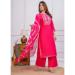 Picture of Shapely Rayon Deep Pink Readymade Salwar Kameez