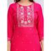 Picture of Shapely Rayon Deep Pink Readymade Salwar Kameez