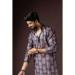 Picture of Well Formed Cotton Dark Slate Grey Kurtas