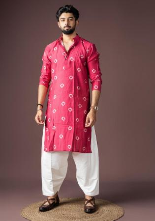 Picture of Alluring Cotton Tomato Kurtas