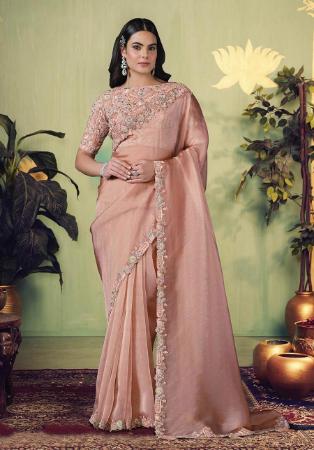 Picture of Appealing Silk Rosy Brown Saree