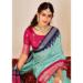 Picture of Excellent Silk Alice Blue Saree
