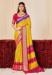 Picture of Fascinating Silk Golden Rod Saree