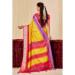 Picture of Fascinating Silk Golden Rod Saree