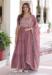 Picture of Amazing Georgette Rosy Brown Readymade Gown