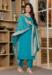 Picture of Admirable Silk Dark Cyan Readymade Salwar Kameez