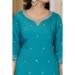 Picture of Admirable Silk Dark Cyan Readymade Salwar Kameez