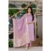 Picture of Good Looking Silk Pink Readymade Salwar Kameez